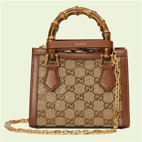 mini borsa shopping gucci diana